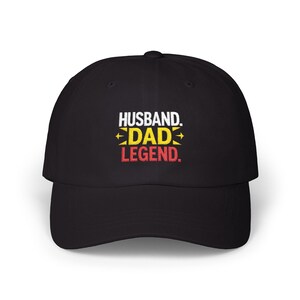 Embroidered Dad Cap, Father&#39;s Day Gift, Husband Dad Legend Hat, Baseball Cap, Retro Dad Hat, Vintage Dad Hat