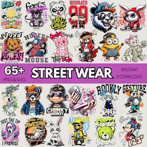 65+ Street wear PNG Designs, T-Shirt Designs Bundle, Flower Streetwear bright Design , Urban T-Shirt Designs Bundle, Bikers Design Bundle.