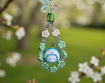 Emma Ocean Bubble “Pearl Dumpling” Bag Charm/Keychain