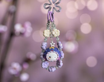 Emma Ocean Bubble “Spiky Sea Urchin” Bag Charm/Keychain
