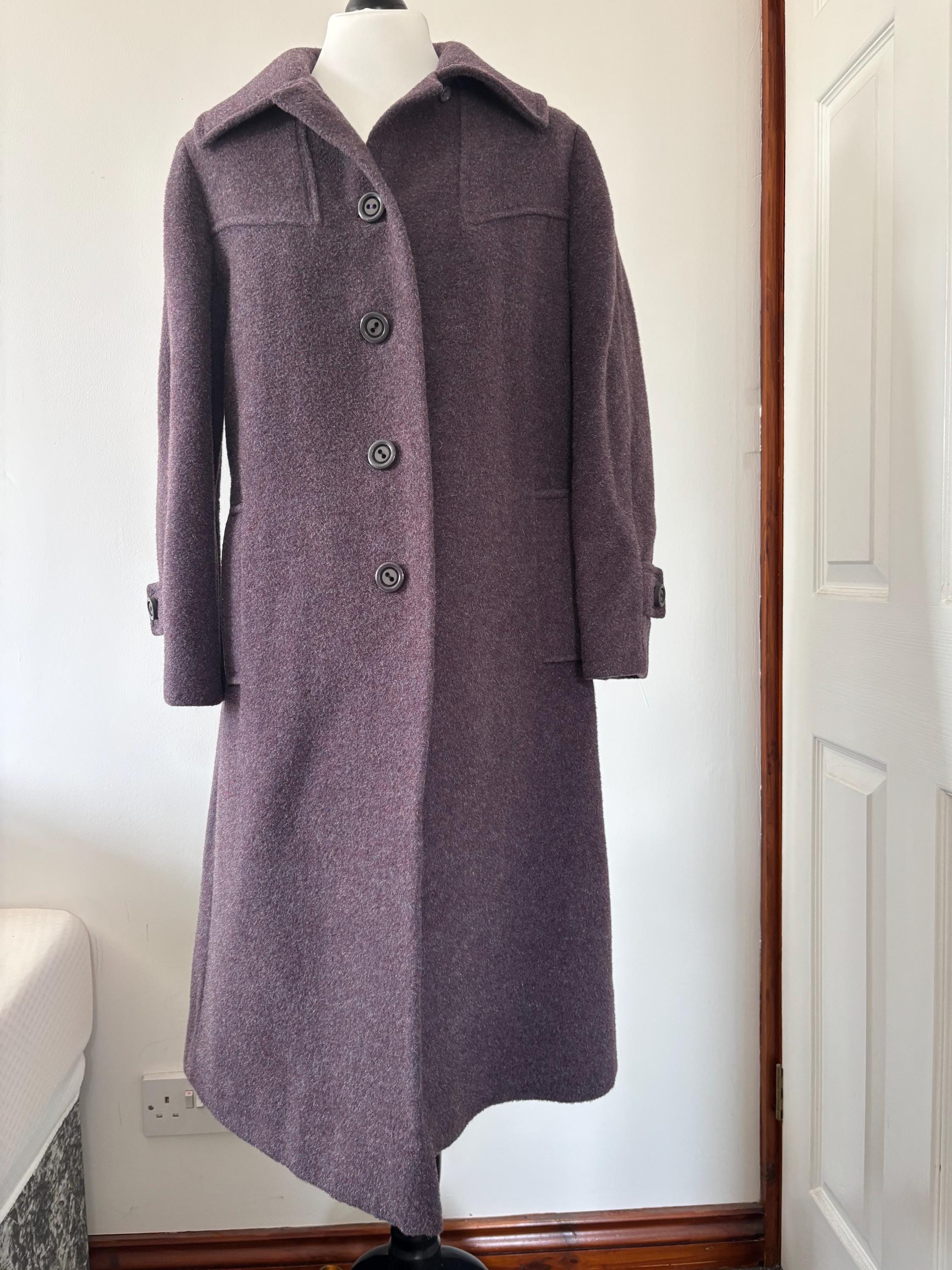 80s Long Coat - Etsy