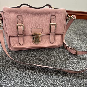 Kate Spade New York pink leather bag messenger crossbody handbag Y2K vintage EXCELLENT!!!
