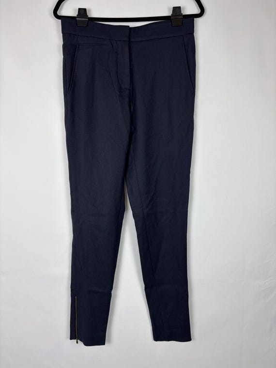 Stella McCartney, Stella McCartney trousers navy blue formal dress pants wool size uk8/it40/Small vintage Excellent
