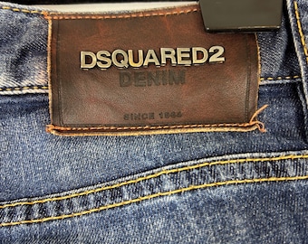 Dsquared2 Y2K-jeans, cropped maat 42/ uk10/medium UITSTEKEND!!!