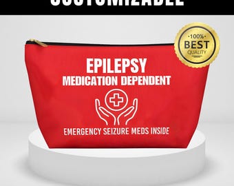 Epilepsie-Medikamententasche - Notfalltasche, anpassbar