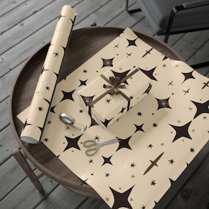 Chic Starry Wrapping Paper - Elegant Gift Wrap for Birthdays, Holidays, Baby Showers, and Celebrations, Reusable Gift Wrap