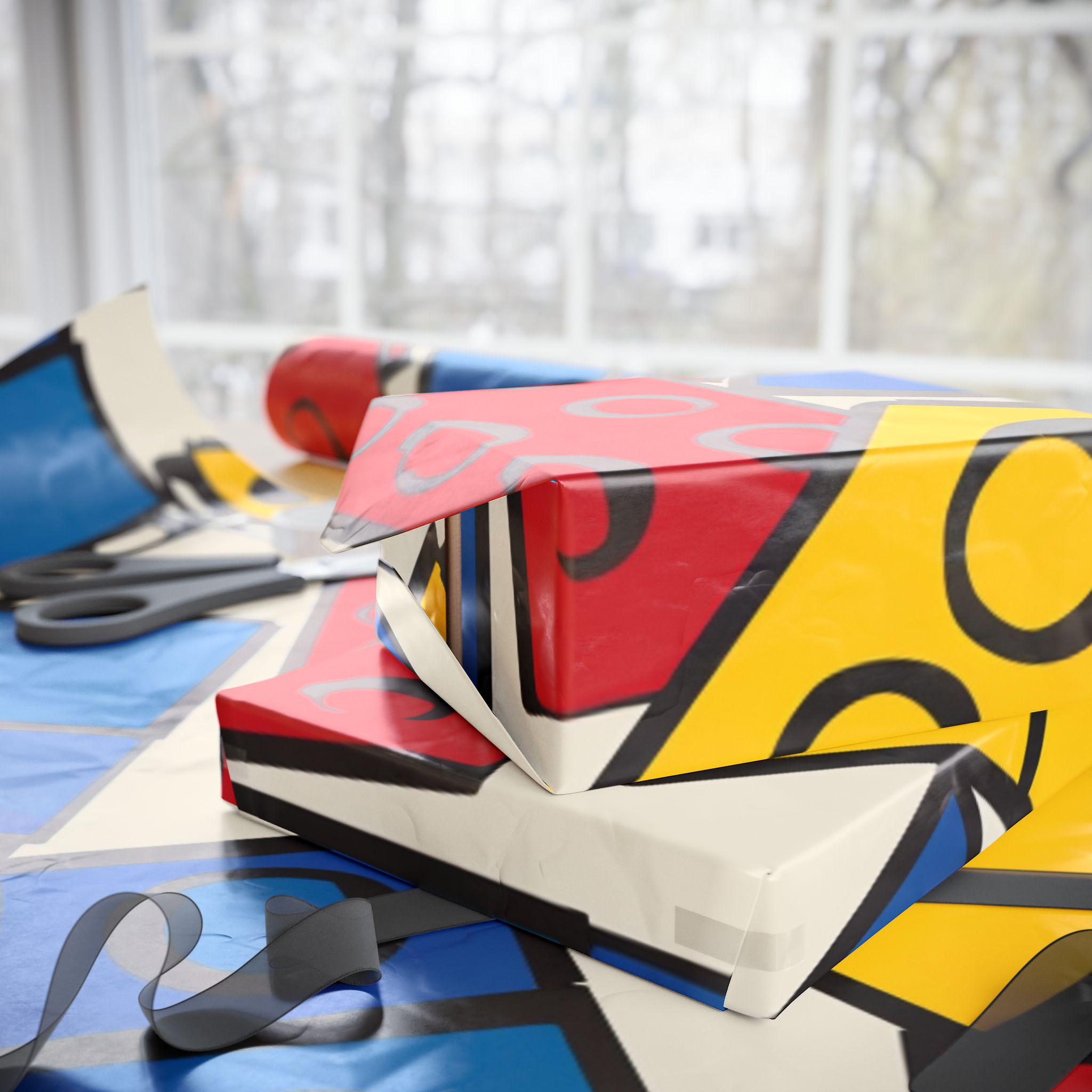 Lego-inspired Wrapping Paper: Colorful Kids Birthday Gift Wrap - Etsy