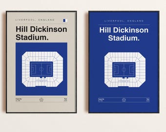 Everton FC Print: Hill Dickinson Stadium Poster (2-for-1 Digital Download, All Sizes Available)