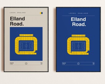 Leeds United Print: Elland Road Poster (2-for-1 Digital Download, All Sizes Available)