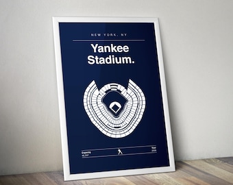 Yankee Stadium: New York Yankees Poster (Digital Download 24x36")