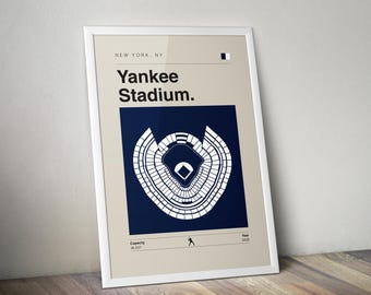 Yankee Stadium: New York Yankees Poster (Digital Download 24x36")