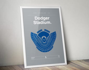 Dodger Stadium: LA Dodgers Poster (Digital Download 24x36")