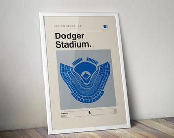 Dodger Stadium: LA Dodgers Poster (Digital Download 24x36")