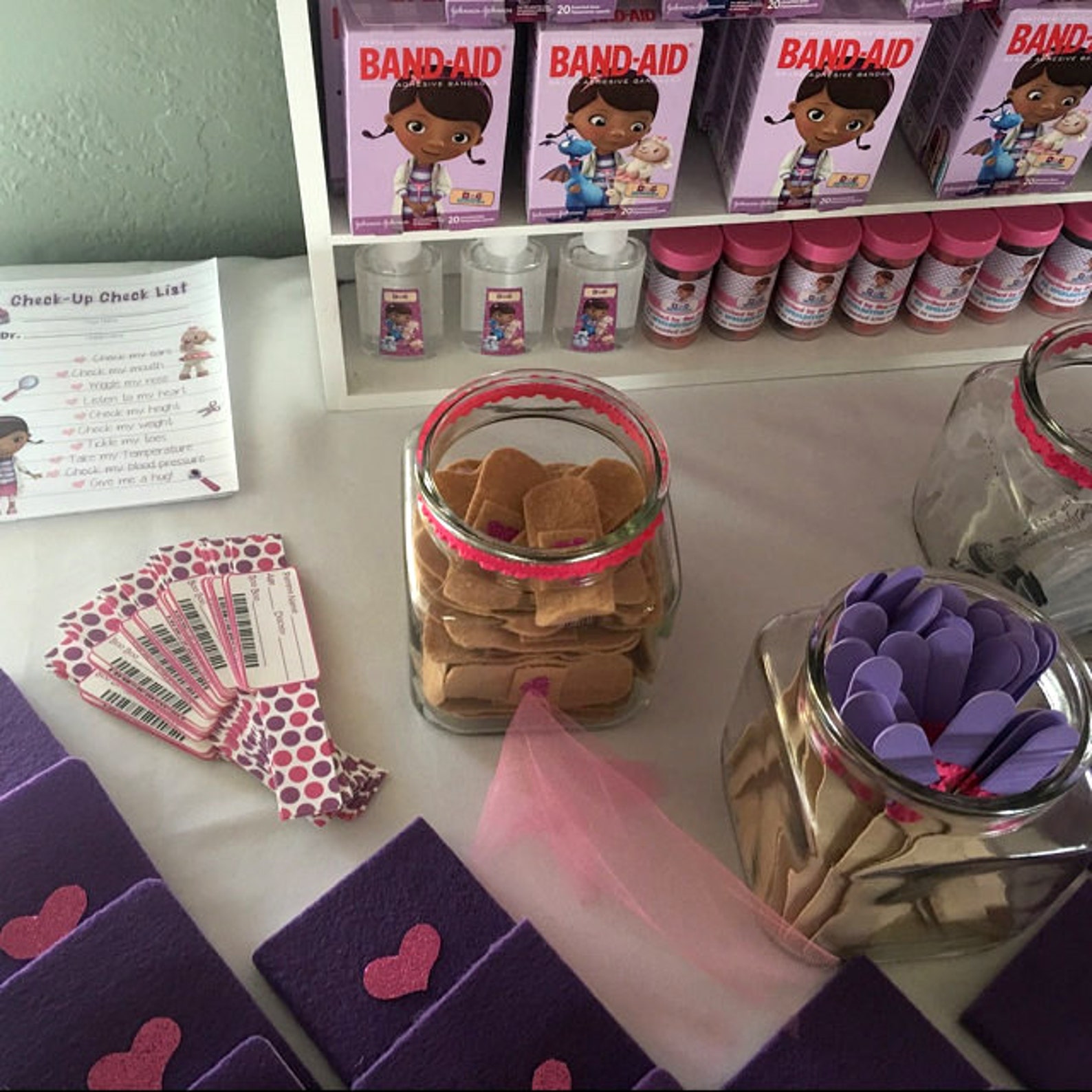 Doc McStuffins Birthday Party Animal Hospital Bands Instant Etsy
