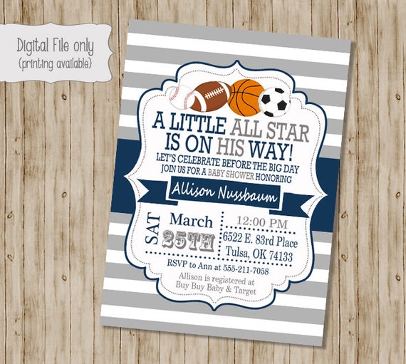Baby Shower Invitation All Star Baby Shower Invitation | Etsy Baby Shower Invitation All Star Baby Shower Invitation | Etsy
