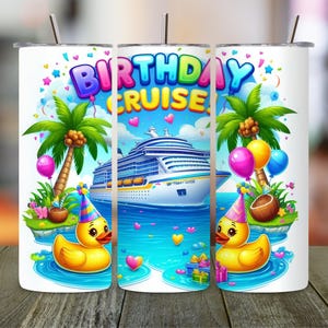 Envoltura para vaso de crucero PNG: Diseño vibrante de sublimación de 20 oz (descarga digital)