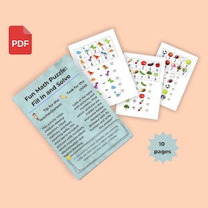 Fun Math Puzzle: Fill In and Solve
