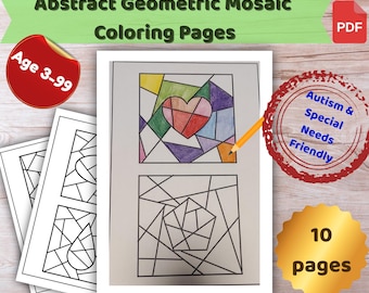 Visual Perception Worksheets for Kids, Logic & Cognitive Activity Pages, Brain Training Pattern Recognition, Printable Autism Learning