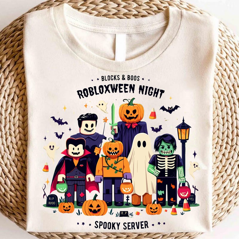 Roblox Halloween T Shirt - Etsy