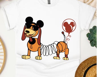 Slinky Dog Shirt, Toy Story Shirt, Disney Characters Shirt, Mickey Ears Slinky Dog Shirt, Slinky Dog Lover Gift, Dog Lover Family Shirt