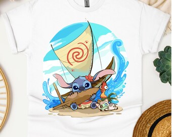 Disney Stitch Shirt, Ohana Means Trip Shirt, Disneyland Vacation Shirt, Disney Hawaii Shirt, Cute Stitch Shirt, Disney Girls Trip Shirt