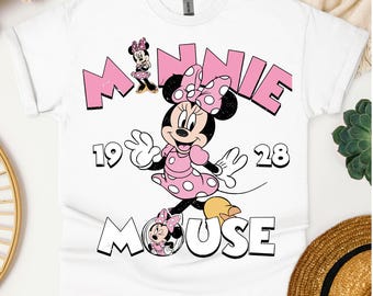 Maglietta vintage Minnie Mouse, Minnie est 1928, Maglietta Disney, Maglietta Disneyland, Maglietta vintage Disney, Maglietta Disney World, Maglietta Comfort Color