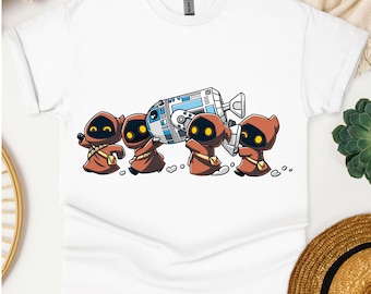 Camiseta divertida de Star Wars Jawa, camiseta gráfica de reparación de droides Jawa, camiseta Galaxy's Edge, camisetas familiares a juego de Disneyland WDW