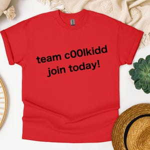 Team c00lkidd Mach mit, Roblox, Hacker, Forsaken, Gamer-Bekleidung, Gaming-T-Shirt für Gamer, Unisex-Erwachsen-T-Shirt