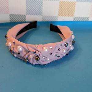 Light Purple Beaded Headband – Sweet & Stylish for All Ages