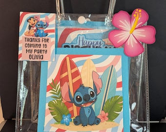 Stitch Birthday Party Favor Bag