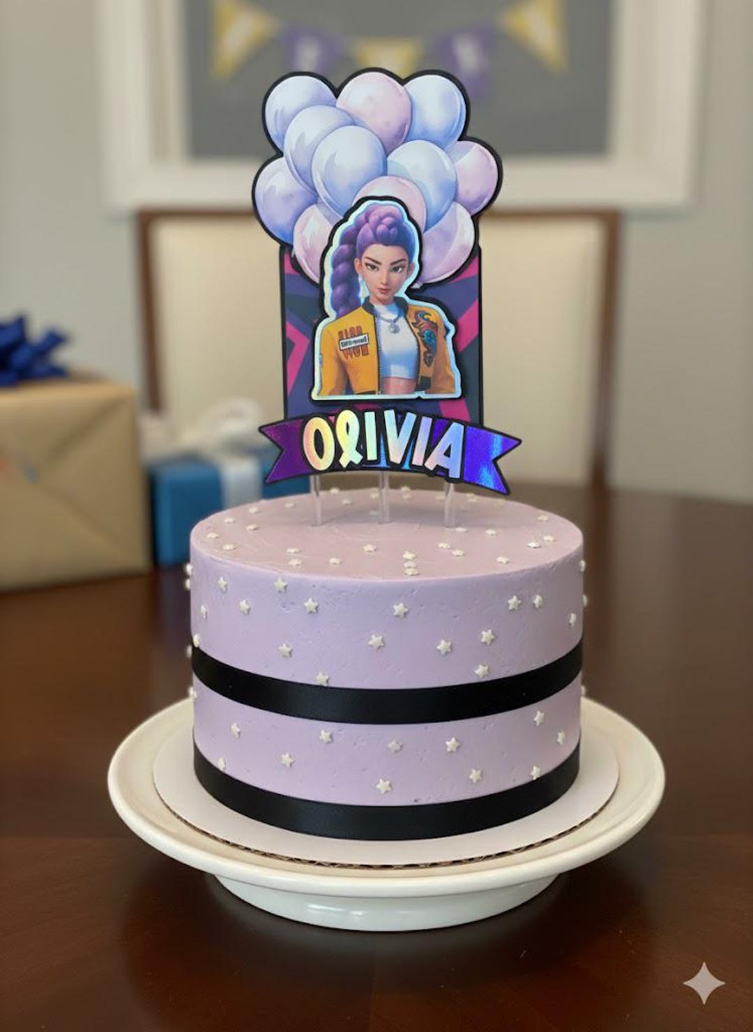 Personalized Rumi K-pop Demon Hunter Cake Topper - Etsy