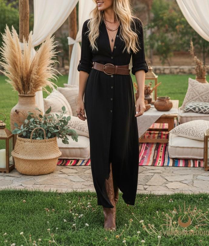 Bohemian Style Boho Witch Clothing Boho Chic Bohemian Gothic