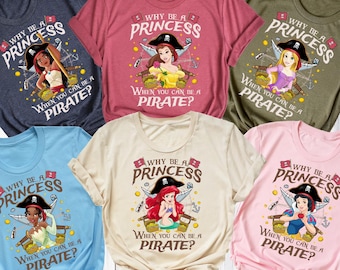 Camisetas de Princesas de Piratas del Caribe de Disney 2026, Camisetas de Princesas de Piratas de Disney, Camisetas para Mamás de Familias de Crucero, Camisetas para Niñas de Disney Caribbean