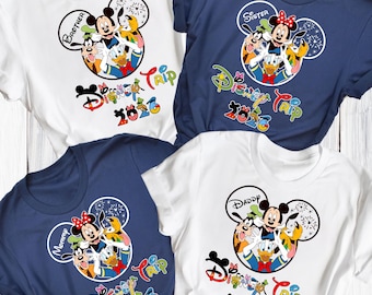 Custom Disney Family Trip 2026 Shirts, Disney  Matching Shirt, Disneyworld 2026 Shirt, Disney  Minnie& Mickey Shirt, Disney Family Shirt
