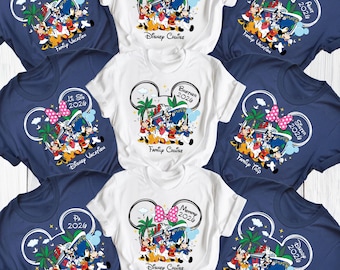 Custom 2026 Cruise Family Shirt, Minnie & Mickey Matching Family Disney Cruise Shirt, Disney Cruise Squad Shirt, Disney Cruise Vacation