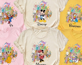 Custom Disney Epcot Family 2026 Shirt, World Traveler Shirt, Disney Epcot Name Shirt, Disney Trip Shirt, Disney Family Matching Vacation Tee