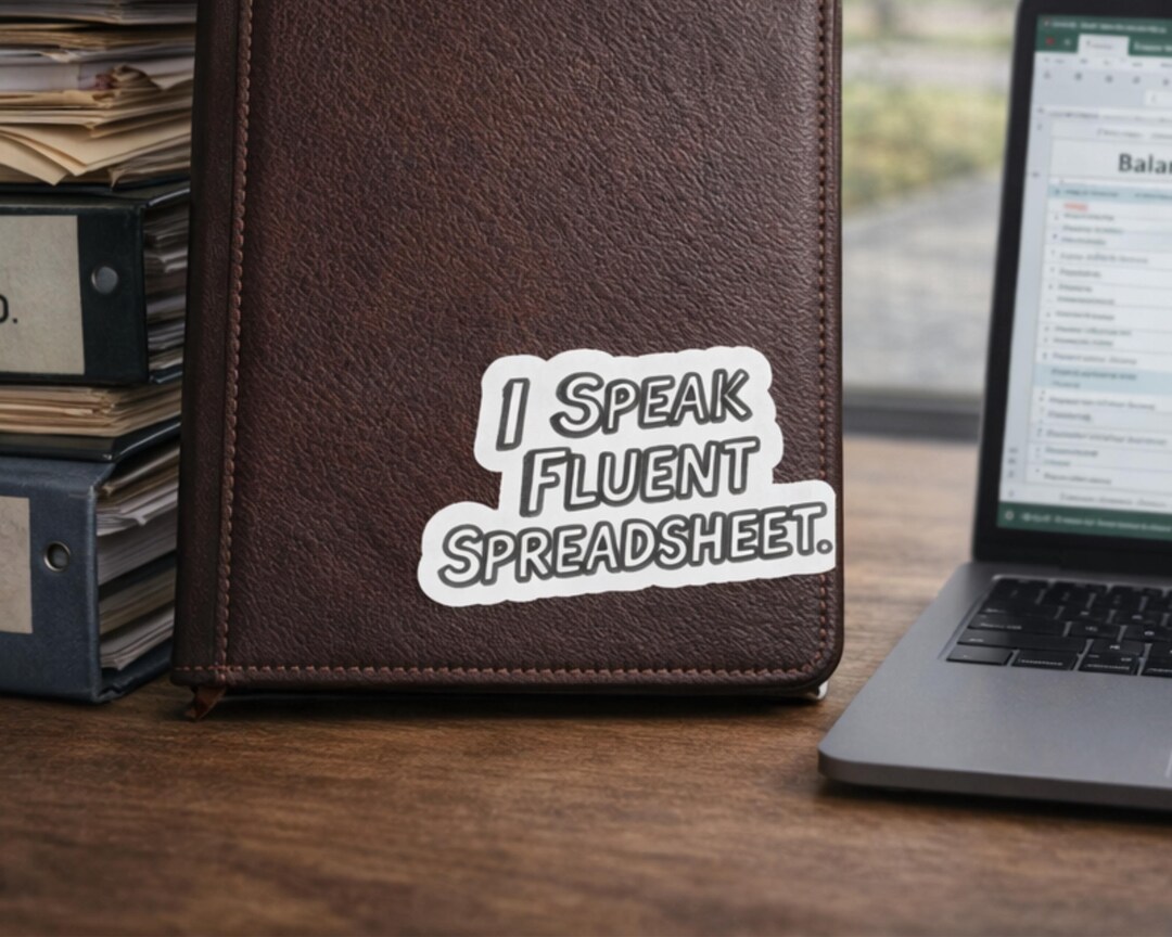 Funny Accounting Sticker, Spreadsheet Humor, Vinyl Decal (4 Sizes) - Etsy