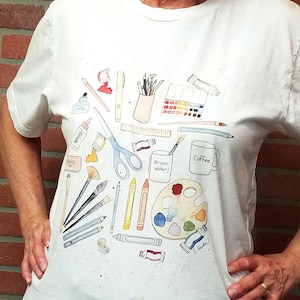 Artist Tools T Shirt graphic art Made To Order