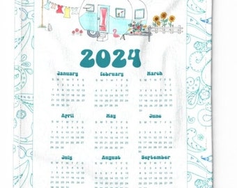 Fabric Calendar From 1991 - Etsy