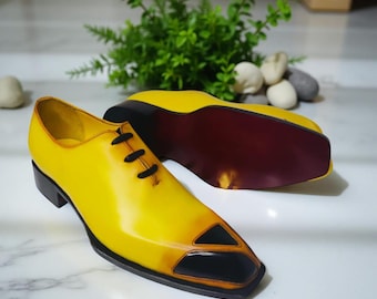 Bespoke Italian Leather Oxford Shoes: Handmade Classic Wedding Dress Shoes