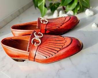 Handmade Full-Grain Leather Loafers: Custom Slip-On Shoes