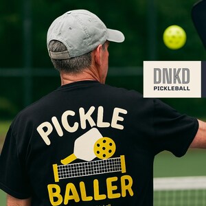 Pickle Baller Social Shirt – Funny Pickleball Shirt, Pickleball Gift, Pickleball Apparel for Players & Fans