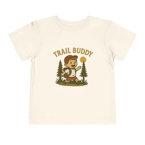 Kids Hiking Tee, Adventure Shirt, Trail Buddy T-Shirt, Nature Lover Gift, Outdoor Playwear