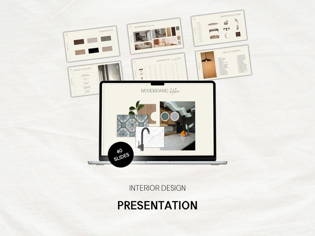 Interior Design Template for Project Proposals and Client Presentations ...