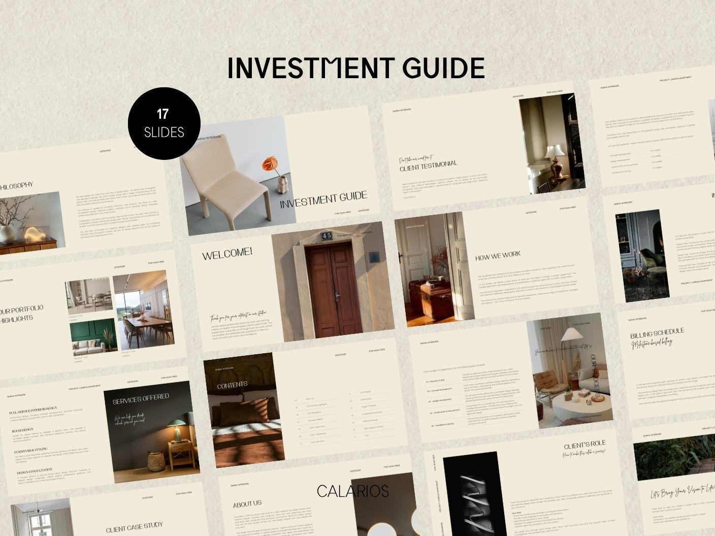 Interior Design Bundle | Client Workflow Kit | FF&E Schedule | Editable ...