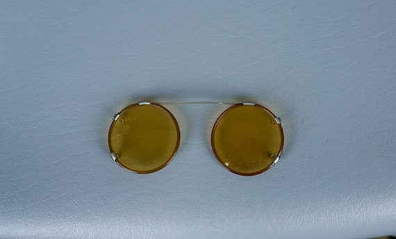 40s - 50s Sunglasses, Round FitOver, Clip On Sungl