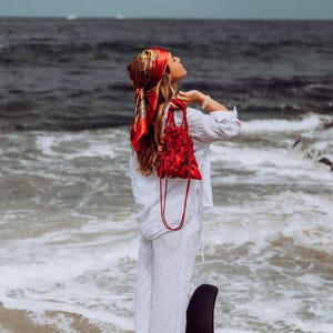 Eva Bag, Macrame, Lightweight Crossbody, Handbag, Sustainable, Eco-Friendly, Boho Chic, Summer bag, Beach bag, Made in Brazil