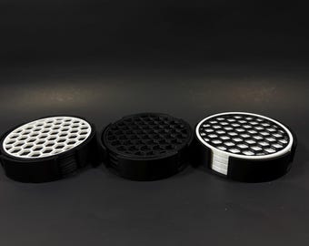 Honey Comb Coasters (Set of 4)