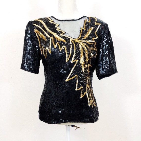 sequin formal top