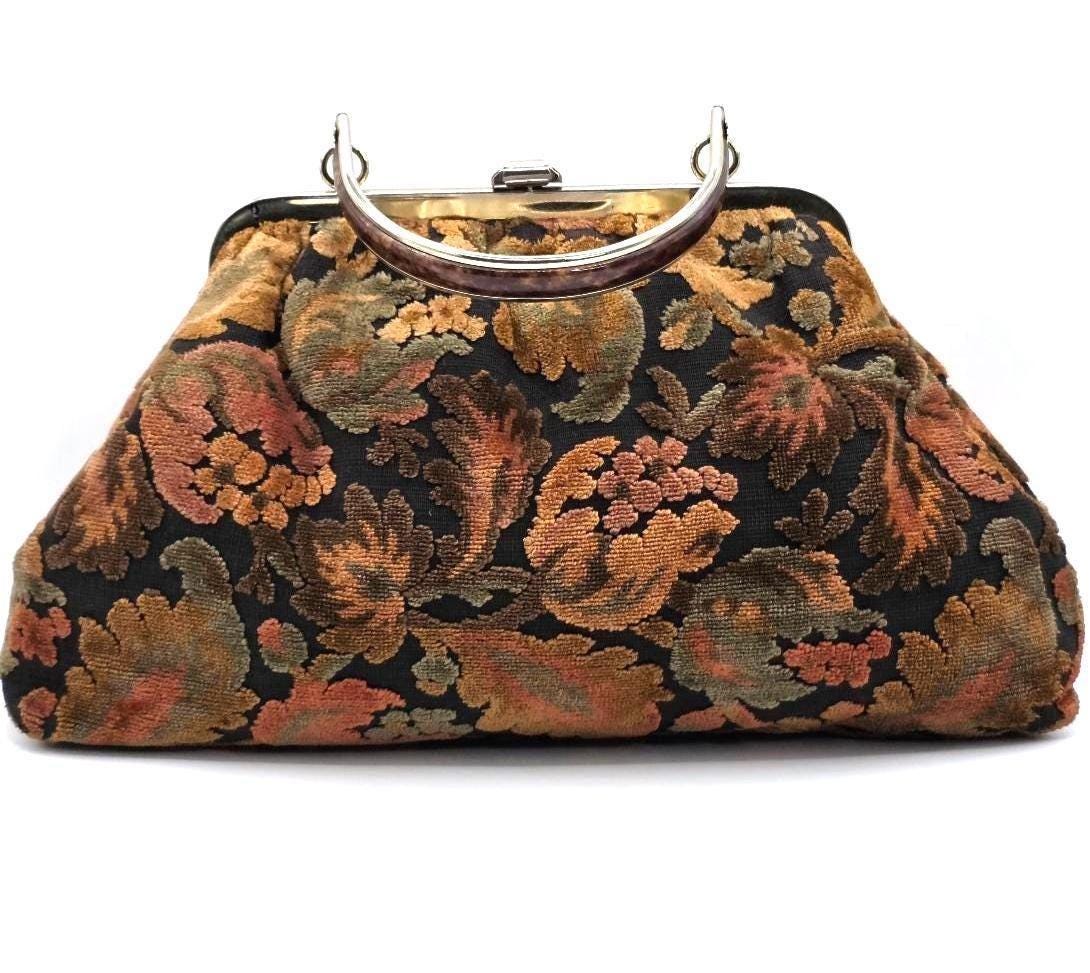 Vintage Chenille Bag - Etsy